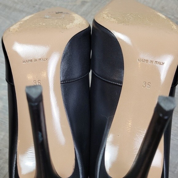 Altuzarra solid black leather Davidson heeled mules - Picture 10 of 12